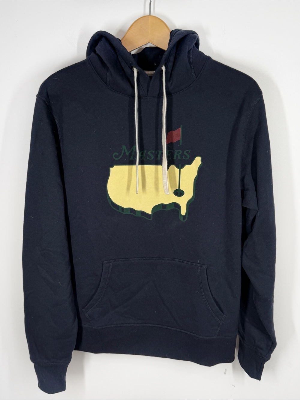 NWOT Masters Tournament Pullover Hooded Sweatshirt Navy Blue Medium Golf